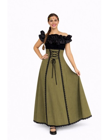 Disfarce medieval fiandeira Agnes Novo